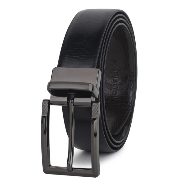 Glossy Aligator Pu Leather (Vegan) Formal Reversible Belt