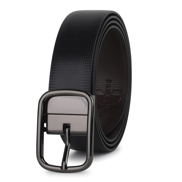 H Turning Buckle Reversible Belt for Men