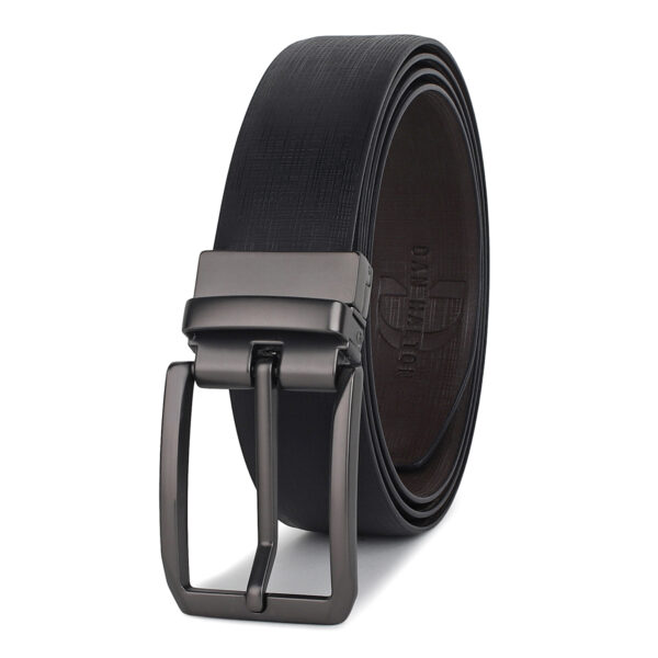 Spidex Pu Leather (Vegan) Formal Reversible Belt for Men