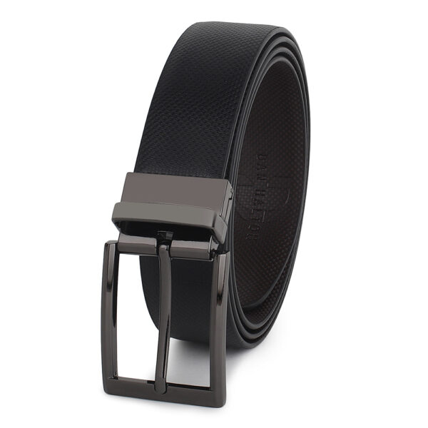 Gravin B Pu Leather Reversible Belt for Men